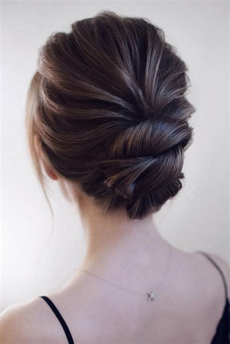 Simple and easy hairstyles for asian wedding brides. 15 Stunning Low Bun Updo Wedding Hairstyles from ...