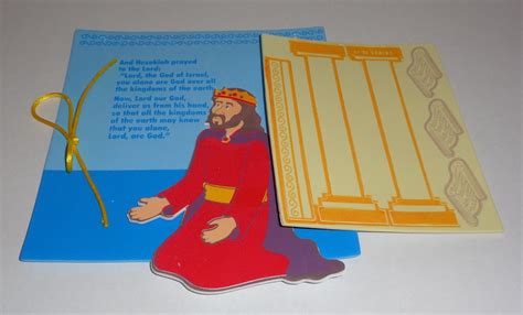 Petersham Bible Book And Tract Depot Hezekiah Prays Craft Kit