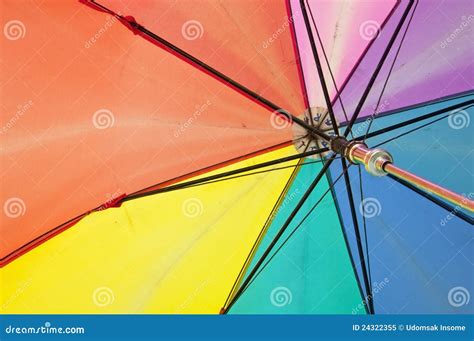 Colorful Umbrella Stock Image Image Of Idea Bright 24322355