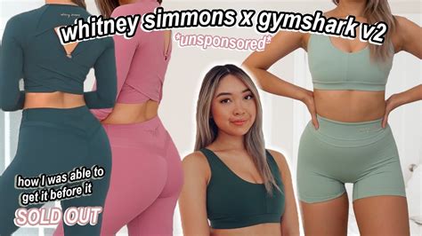 Whitney Simmons X Gymshark 2 Try On Haul And Review UNSPONSORED YouTube