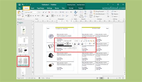 Cara Membuat Katalog Di Microsoft Publisher Lengkap Semutimut