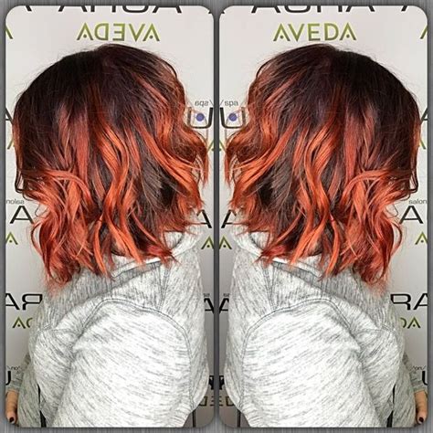Color Melt Red Hair Aveda Color Crafted By Katie S Aveda Color Color