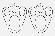 A picture of babs bunny teasing the viewers with her cute bunny feet. Easter Bunny face pattern. Use the printable outline for ...