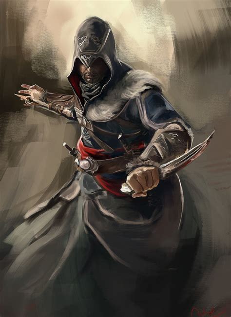 Assassins Creed Ezio By Namecchan Assassins Creed Art Assassins