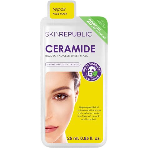 Skin Republic Ceramide Repair Face Mask 25ml Woolworths
