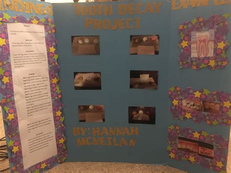 Tooth Decay Science Project Board Img Primrose