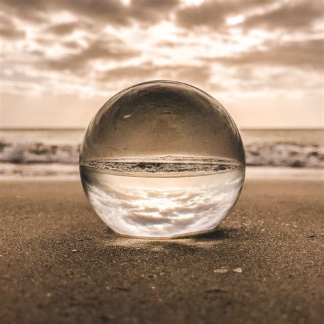 Kostenlose Foto Wasser Himmel Strand Kugel Ozean Wolke Transparent Material Sand Glas