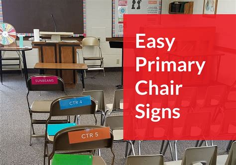 Primary Chairs | Primary lessons, Lds primary, Teacher chairs