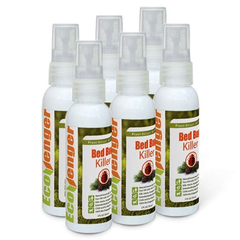 Ecovenger 12 Oz Bed Bug Organic Natural Bed Bug Killer 6 Pack In The