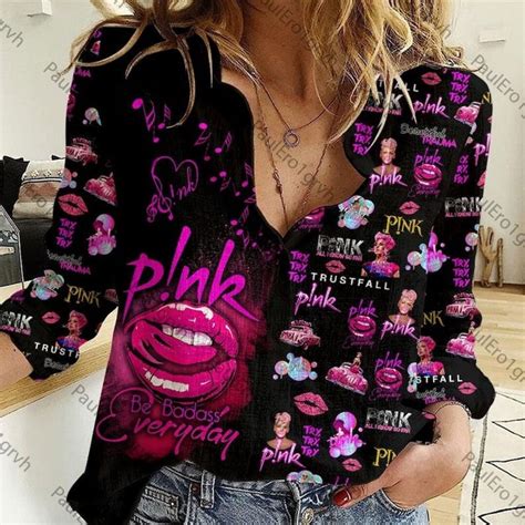 Pnk Pink Singer Summer Carnival 2024 Tour Women Casual Shirt Pnk Pink