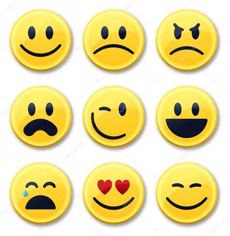Smile And Emotion Faces Stock Vector Image By ©jhansen2 94981794