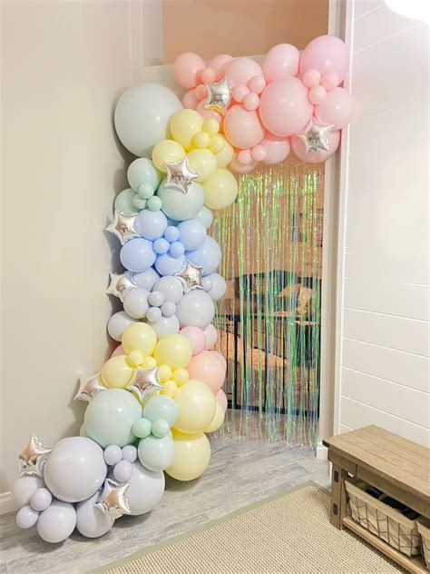 Pastel Rainbow Balloon Garland Artofit