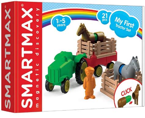 Smartmax Mon Premier Tracteur Assemblage Et Construction Jeux Jouets Renaud