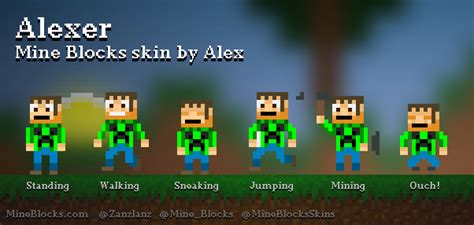 Mine Blocks Skin Scenes