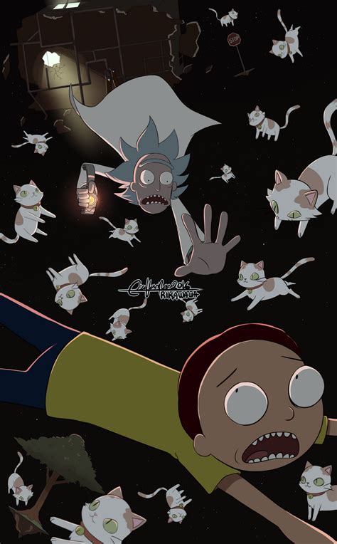 Rick And Morty In Space By Rika Wawa On Deviantart