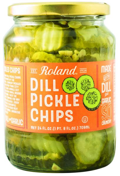 Kosher Dill Pickle Chips Our Products Roland Foods