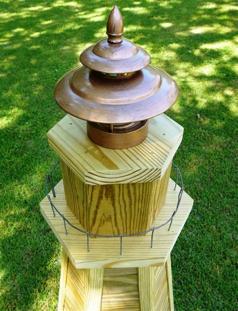 Diy Lighthouse Plans How To Build A 4 Ft Wooden Lawn Lighthouse