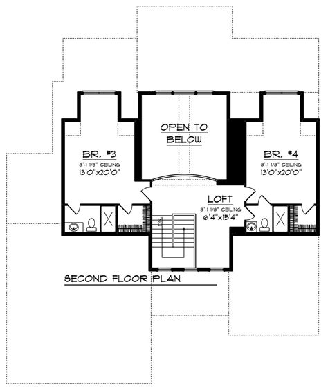 Craftsman Style House Plan 4 Beds 4 Baths 2867 Sqft Plan 70 1251