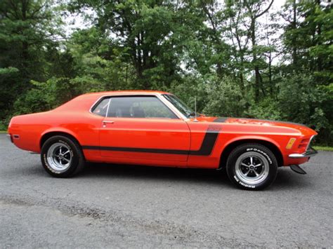 Shift into gear in this pony for sold!!! Ford Mustang Coupe 1970 Calypso Coral For Sale ...