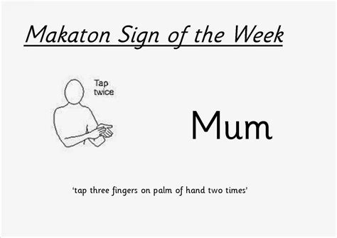 Check out the tips from josh and head to the. F1V Class Blog: Makaton Sign of the Week - 10/11/2014