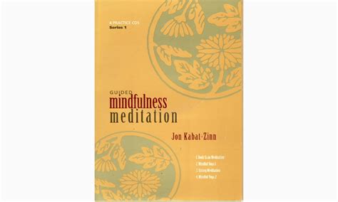 Jon Kabat Zinn Guided Mindfulness Meditation Mbsr Booklet Audiobuddha