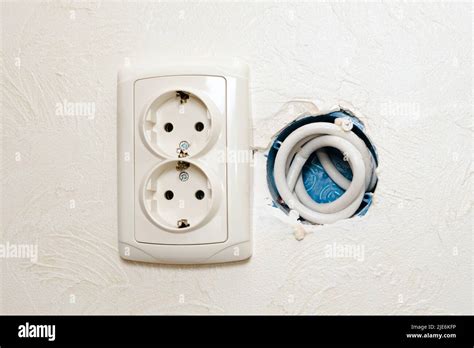 Broken Electricity Socket Hi Res Stock Photography And Images Alamy