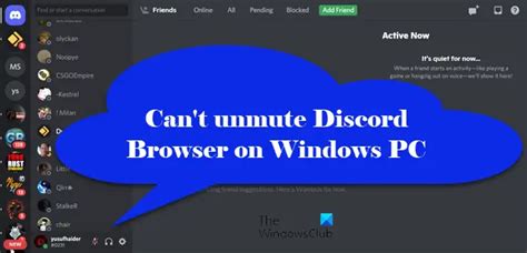 Cant Unmute Discord Browser On Windows Pc Trendradars Latest