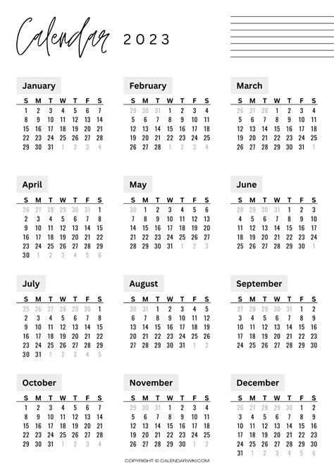 Wiki Calendar February 2023 Printable Template Calendar