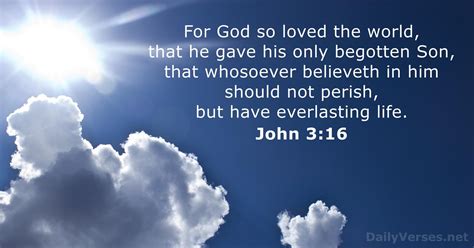 John 316 Bible Verse Kjv
