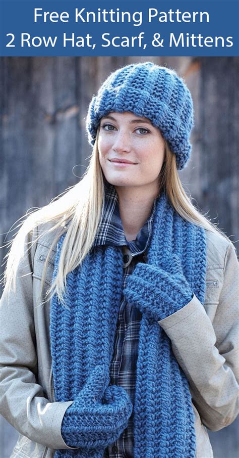Hat Scarf And Mitt Sets Knitting Patterns In The Loop Knitting