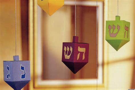 Hanukkah Craft Ideas Paper Dreidels Huffpost