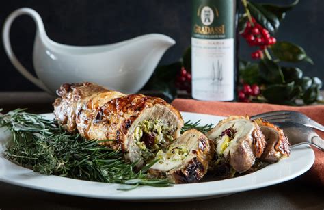 turkey leg roulade with herbs and cranberries un americana in cucina
