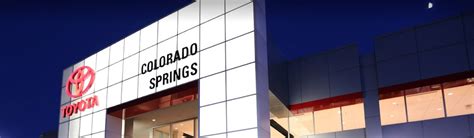 Why Buy Toyota Of Colorado Springs Co Toyota Dealership