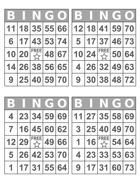 Pin On Printable Bingo Cards