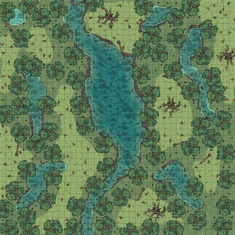 Swamp Terrain Dungeondraft Battlemaps Dnd Battle Maps Battle Map