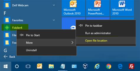 Windows 10 Start Menu Shortcuts Assign Shortcut Keys Or
