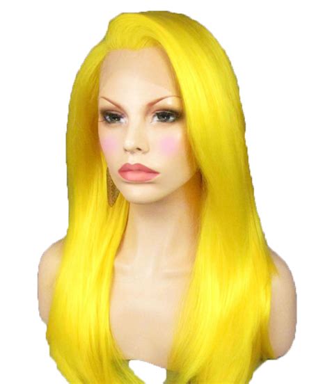 Bright Yellow Lace Front Wig Lace Front Wigs Uk Star Style Wigs