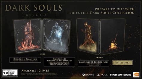 Dark Souls Trilogy Steelbook Kolekcjonerki