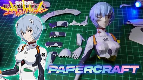 How To Make Rei Ayanami Action Figure From Paper Time Lapse Build