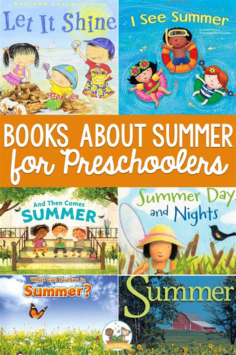 Books About Summer For Preschoolers Pre K Pages