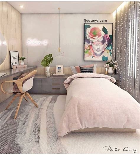 27 Small Bedroom Ideas Design Minimalist And Simple Teenage Bedroom