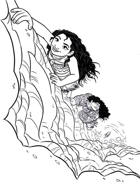 Disney Moana Coloring Page Download Print Or Color Online For Free