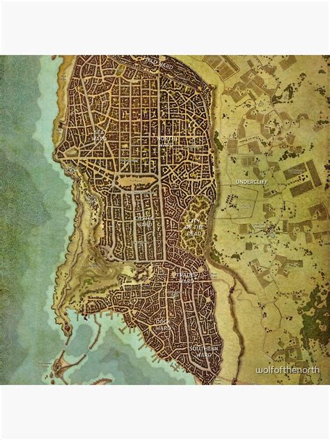Waterdeep City Map 2 Throw Pillow For Sale By Wolfofthenorth Redbubble