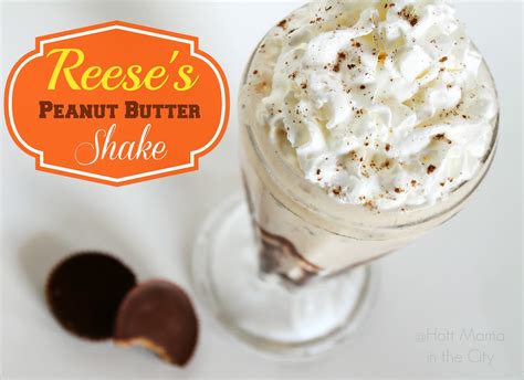 But you don't even need to go to one of those cute, retro soda fountains to answer a craving for a rich, thick shake—here's how to blend up your own at home. Hot Mama In The City: Reese's Peanut Butter Shake Recipe