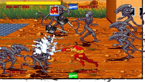 Action » platformer » 2d. Marvel 2D Sidescrolling Fighter (11-03-2009) (PSP Game ...