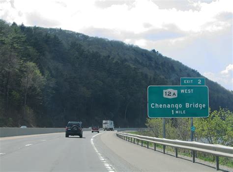 New York Aaroads Interstate 88 Westbound Chenango And Broome Counties