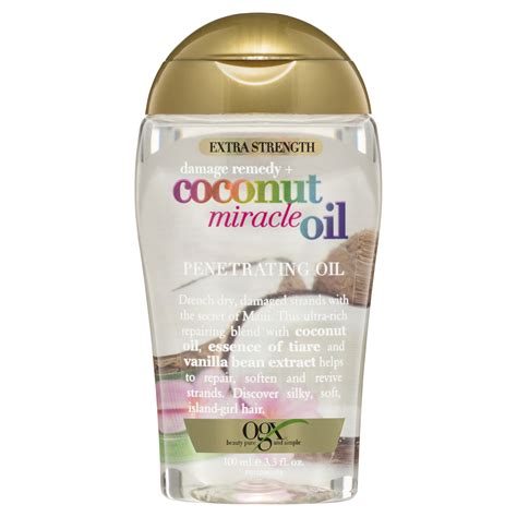 Ogx Coconut Miracle Oil Extra Strength Penetrating Oil 100ml Amals