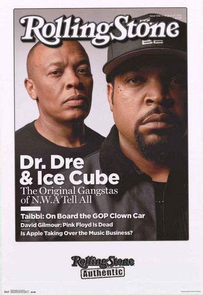 Dr Dre Ice Cube Rolling Stone Poster 22×34 Dr Stone Rolling Stones