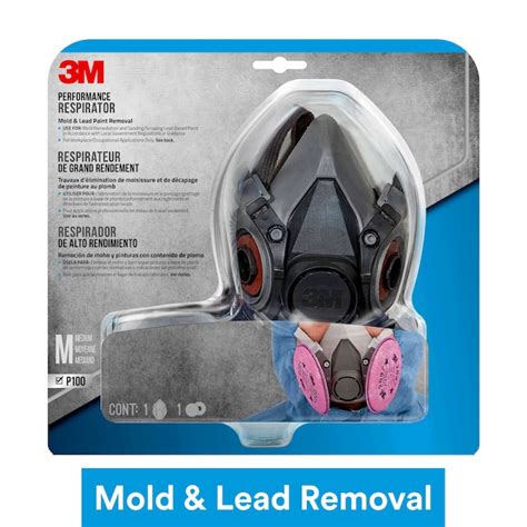 3m White Reusable P100 Adult Medium Sanding Safety Mask In The