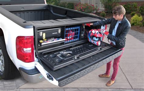 aerobox rear mounted pickup truck cargo box